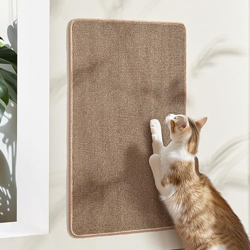 DIY Climbing Cat Scratcher Kratzmatte Katze Sofa überall Einsetzbar, Verschleißfest Und Splittert Nicht, Roll- Und Polsterbar 50X80cm Brown von JSDMBD