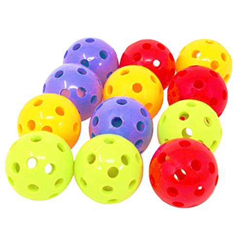 JSGHGDF 12Pcs Vogel Spielzeug Bunte Kunststoff Rollen Interaktive Papagei Fuß Spielzeug Für Afrikanische Für Grau Für Parro von JSGHGDF