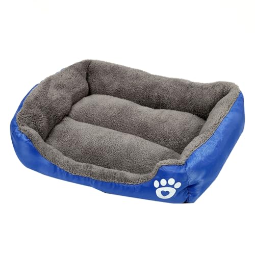 JSGHGDF Haustierbett mit pelzigem Kissen, weich und schön, Hundekorb, Hundesofa, pelziges Kissen, Nest für Welpen von JSGHGDF