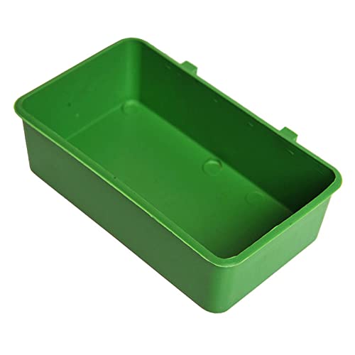 JSGHGDF Käfig Feeder Tassen Hängen Huhn Wasser Tasse Feed Schüsseln Mit Haken Für Taube Kunststoff Futternapf Multifunktionale Vogel von JSGHGDF