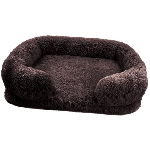 JSGHGDF Kreatives Haustierbett, abnehmbares Kissen für Hunde und Katzen, weiches Plüsch, bequemes Sofa, mehrere Größen und Farben von JSGHGDF