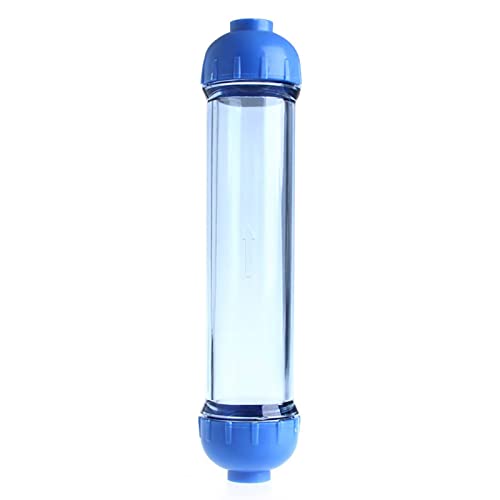 JSGHGDF Wasserfilter Transparentes Gehäuse Mit 1/4-Zoll Anschlüssen Für Wasservorfiltration Und RO System Geeignet Für Verschiedene Filtermedien Aquarium Heizung Licht Thermometer Kies Sand Filter von JSGHGDF