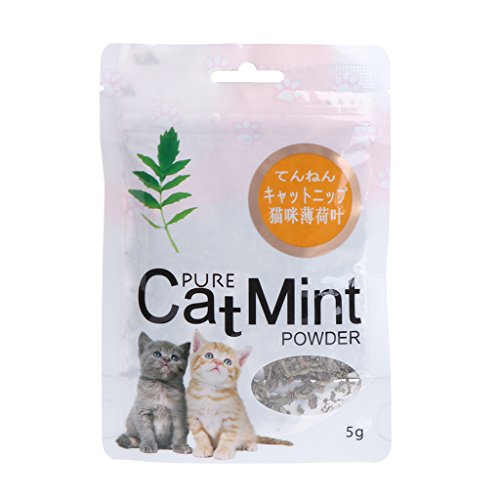 Premium Natural Selected for Leaves Natural for Cat Mint Powder 0.18 Pet for Cat Kitten von JSGHGDF