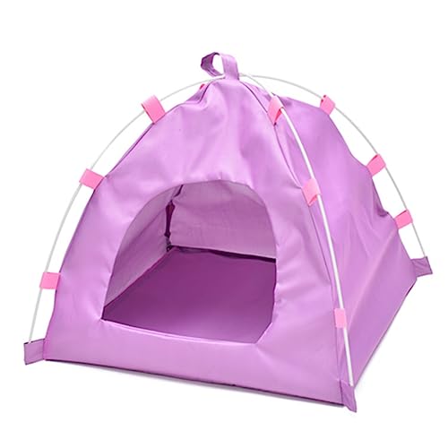 Tragbares Haustierzelt für Hunde und Katzen, Tipi für Haustiere, Outdoor, Camping, Ruhebedarf, 2 Farben von JSGHGDF