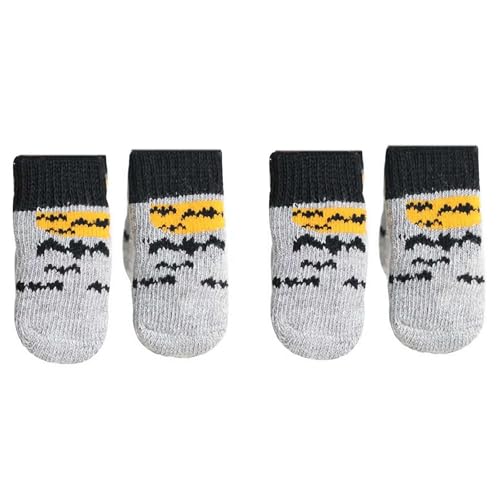 Hundesocken, Pfotenschutz, Weihnachtsstrumpf für Hunde und Katzen, weiche Hundesocken, L/M/S, für Hartholz-Dekorationen, Weihnachtsbodengröße, nicht und leckt Traktion, verhindert heiße Weihnachten, von JSNKJLMN