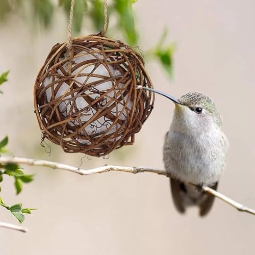 Vogel-Nistkugelmaterial für Wildvögel Handgemachtes Vogelhaus und Vogelhausmaterialien Kolibri Nest Vogelnestmaterial von JSNKJLMN