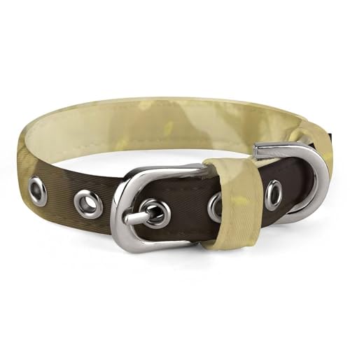 Hundehalsband, niedliches Welpenhalsband, Dschungel-Tigerjunges, Hundehalsband für mittelgroße Hunde, kleine Hunde, weiches Katzenhalsband, Haustierhalsband mit verstellbarer Schnalle, 20 - 26 cm von JTKLQBN