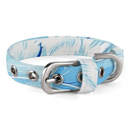 Hundehalsband, niedliches Welpenhalsband, Katzenform, Wolkenhalsband für mittelgroße Hunde, kleine Hunde, weiches Katzenhalsband, Haustierhalsband mit verstellbarer Schnalle, 20 - 26 cm von JTKLQBN