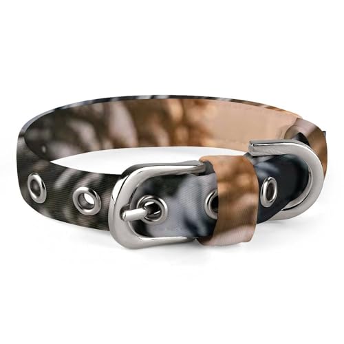 Hundehalsband, niedliches Welpenhalsband, Rentier, Zugschlitten, Hundehalsband für mittelgroße Hunde, kleine Hunde, weiches Katzenhalsband, Haustierhalsband mit verstellbarer Schnalle, 20 - 26 cm von JTKLQBN