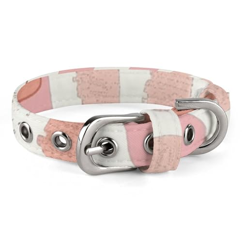 Hundehalsband, niedliches Welpenhalsband, Wolken- und Regenmuster, Hundehalsband für mittelgroße Hunde, kleine Hunde, weiches Katzenhalsband, Haustierhalsband mit verstellbarer Schnalle, 20 - 26 cm von JTKLQBN