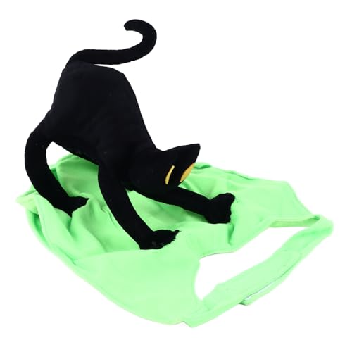 Halloween-Katzenkostüm aus Weichem Stoff, Lebendiges Design, Leicht zu Tragen für Kleine, Mittelgroße Hunde und Katzen, Ideale Halloween-Party-Urlaubsfotografie von JTLB