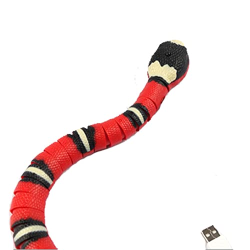 JTLB Cat Toys Snake Interactiv, Smart Sensoring Snake Toy, Interactive Toys Snake für, Katzen und Hundekätzchen -Spielzeug Elektrische Simulation Slithering -Schlange Realistische von JTLB