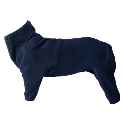 JUCHRZEY Weicher Pullover-Pyjama, Polarfleece, Winddicht, for Haustiere, warme Jacke for kaltes Wetter, Weste, gemütlicher Overall, Bekleidung, Outfit, Kleidung for Hunde, vierbeinige warme von JUCHRZEY