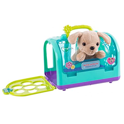 JUINSA -700076 Transportbox 25 cm mit Hund und Zubehör, Mehrfarbig (700076) von JUINSA