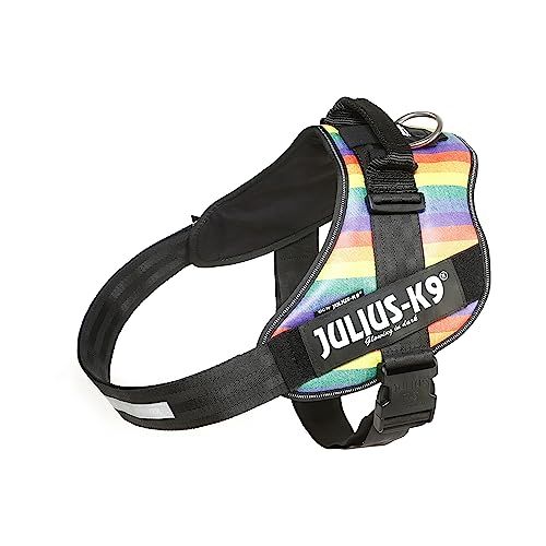 IDC Powergeschirr, Größe: 3XL/4, Regenbogen (Kunstleder) von JULIUS K-9