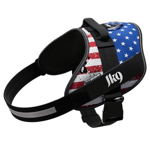 IDC Powerharness, Größe:2XL/3, USA Flagge von JULIUS K-9