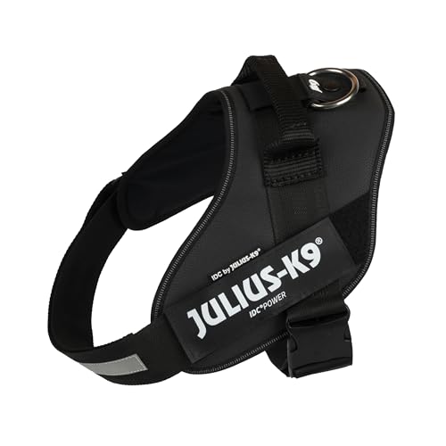 IDC Powerharness, Size: 2/XL, Black - Faux Leather von JULIUS K-9