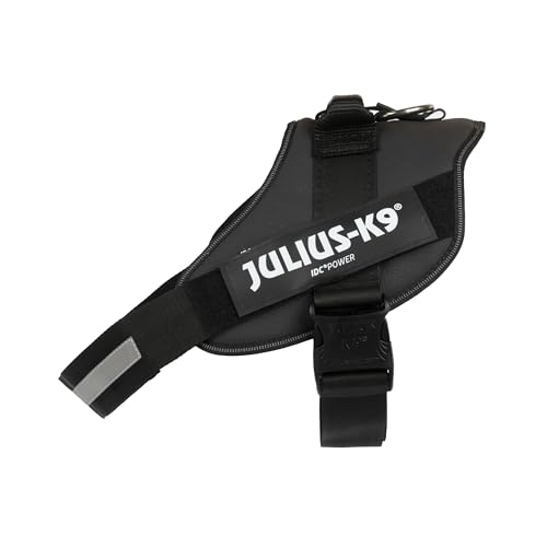 IDC Powerharness, Size: 3/2XL, Black - Faux Leather von JULIUS K-9