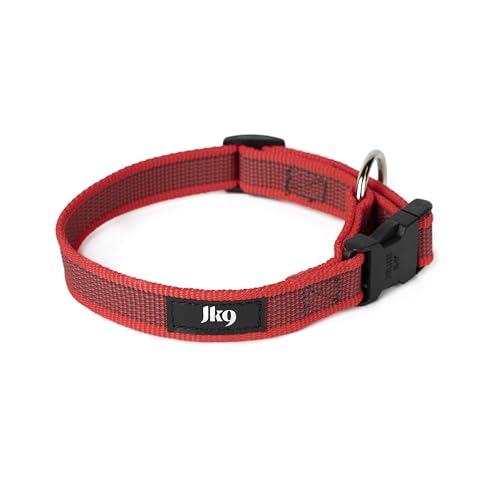 JULIUS-K9 220CG-R Color & Gray Halsband, 20mm*27-42 cm, verstellbar, rot-grau von JULIUS K-9