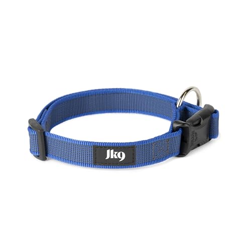 JULIUS-K9 225CG-B Color & Gray Halsband, 25mm*39-65 cm, verstellbar, blau-grau von JULIUS K-9