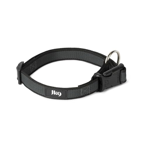 JULIUS-K9 225CG Color & Gray Halsband, 25mm*39-65 cm, verstellbar, schwarz-grau von JULIUS K-9