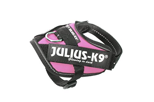 Julius K9 16IDC-PN-B1 IDC-Powergeschirr mit Logofeld, Baby 1, pink von JULIUS K-9