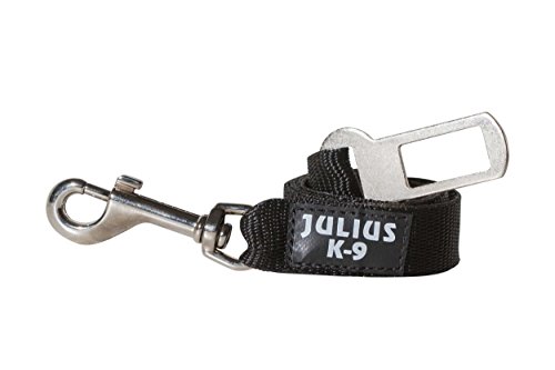 Julius-K9, 16SGA-2, Sicherheitsgurtadapter für Hunde 10-20 kg schwarz von JULIUS K-9