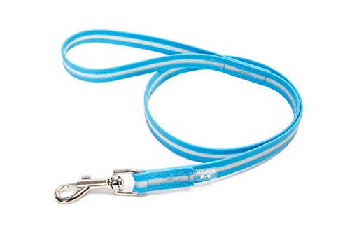 Julius-K9, 216IDC-L-AM-1S, IDC Lumino Leine phosphoreszierend,19mm*1 m, mit Schlaufe, Aquamarine von JULIUS K-9