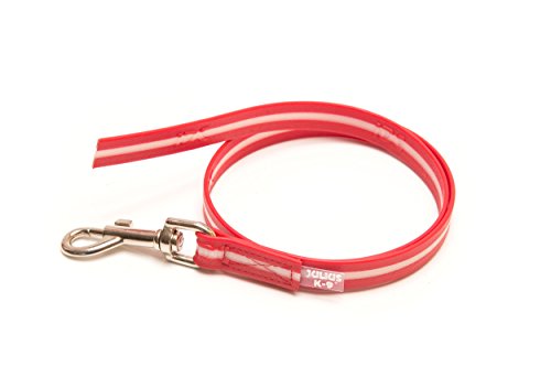 Julius-K9, 216IDC-L-R-1, IDC Lumino Leine phosphoreszierend, 19mm*1 m, ohne Schlaufe, Rot von JULIUS K-9