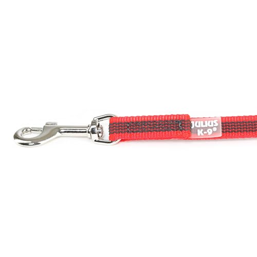 IDC Color & Gray gumierte Leine, 14 mm x 2 m mit Schlaufe, Rot-Grau IDC Color & Gray gumierte Leine, 14 mm x 2 m mit Schlaufe, Rot-Grau von JULIUS K-9
