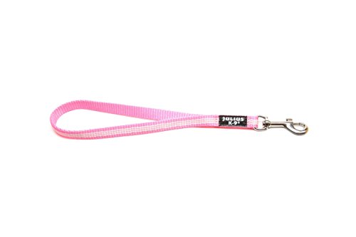 Julius-K9, 218KF-NL-PN, IDC-Kurzführer, nachleuchtend, 14 mm x 35 cm, pink von JULIUS K-9