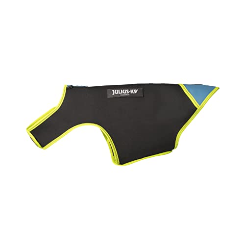 Julius-K9, IDC Neoprene Hundekleidung, Size: L, Schwarz und Aquamarine von JULIUS K-9