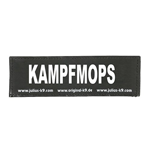 Klettaufschrift, KAMPFMOPS, groß, Schwarz von JULIUS K-9