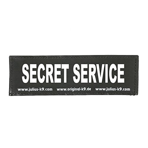 Klettaufschrift, SECRET SERVICE, klein, Schwarz von JULIUS K-9