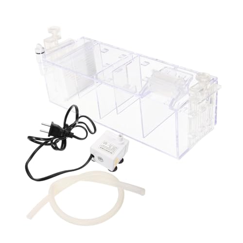 JUMPLAWN 1 Set Aquarium-filtrationsbox Mit Filter, Aquarium-reinigungsbox, Reinigung, Tropfbox, Filterbox von JUMPLAWN