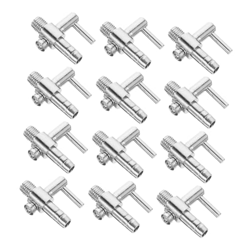 JUMPLAWN 12 Teiliger Sauerstoffpumpen Shunt Wasseranschluss Verteiler Aquarium Luftpumpen Zubehör Luftauslass Adapter Pumpensteuerventil Luftleitungs Schlauchverbinder Komplett Aus von JUMPLAWN