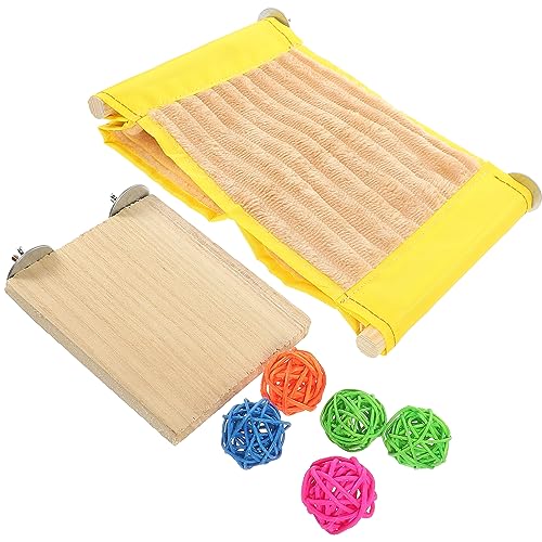 JUMPLAWN 1Satz Warme Hängematte für Kleintiere Atmungsaktives Nest mit und Spielzeugball für Hamster Ratten und Chinchillas Teiliges JUMPLAWN 1Satz Warme Hängematte für Kleintiere Atmungsaktives Nest mit und Spielzeugball für Hamster Ratten und Chinchillas Teiliges von JUMPLAWN