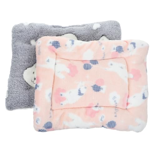 JUMPLAWN 2 Stücke Haustier Winter Pads Haustier Boden Pad Kleine Tiere Schlaf Matte Bequeme Hamster Pad Haustier Versorgung von JUMPLAWN