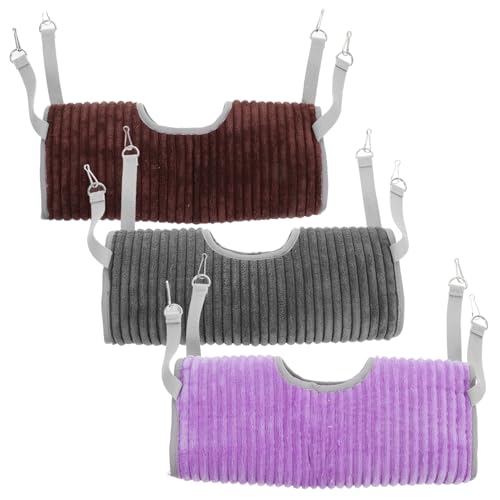 JUMPLAWN 3 Stück Teiliges Hängematten für Kleintiere Kuschelige Betten und Tunnel für Hamster Frettchen und Chinchillas Platzsparendes Design für Käfige Einfach zu Reinigen Pflegen JUMPLAWN 3 Stück Teiliges Hängematten für Kleintiere Kuschelige Betten und Tunnel für Hamster Frettchen und Chinchillas Platzsparendes Design für Käfige Einfach zu Reinigen Pflegen von JUMPLAWN