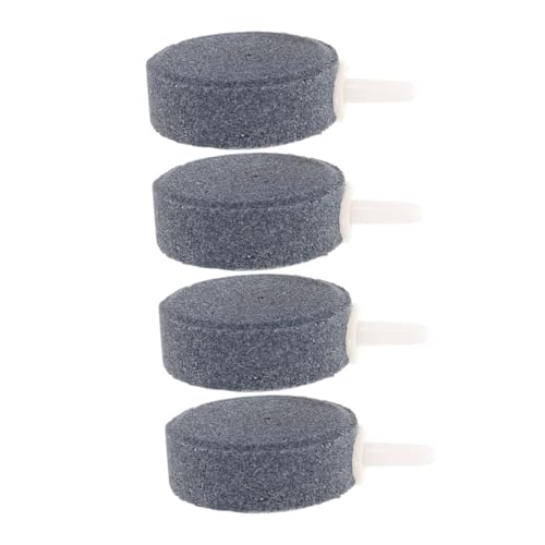 JUMPLAWN 4pcs Aquarium Blasen Diffusor Für Aquarienblasen Zubehör Für Aquarien Ersatzteile Für Bubbler Zubehör Für Fischaquarien Fischzubehör Fisch Zubehör Kies Grey von JUMPLAWN