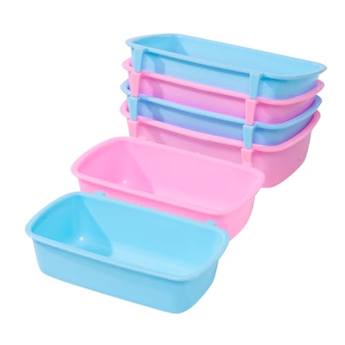 JUMPLAWN 6Stücke Hamsternäpfe für Kleine Haustiere Hängende Futternäpfe aus Material für Hamster Chinchillas und Ratten mit Futter und Wasserfunktion Kompakte JUMPLAWN 6Stücke Hamsternäpfe für Kleine Haustiere Hängende Futternäpfe aus Material für Hamster Chinchillas und Ratten mit Futter und Wasserfunktion Kompakte von JUMPLAWN