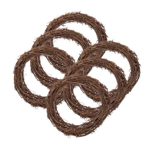 JUMPLAWN 6Stücke Teiliges Papagei Hängespielzeug aus Rattan Kautschuk für Vögel und für Wellensittiche und Nymphensittiche Fördert das Klettern JUMPLAWN 6Stücke Teiliges Papagei Hängespielzeug aus Rattan Kautschuk für Vögel und für Wellensittiche und Nymphensittiche Fördert das Klettern von JUMPLAWN