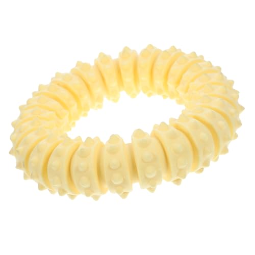 JUMPLAWN Beiß für Hunde Interactive Dog Toys Dog chew Toy Hundeplüschspielzeug Leckerli- für Welpen Kleiner Schnuller für Welpen Schnullerspielzeug für Hunde Yellow von JUMPLAWN