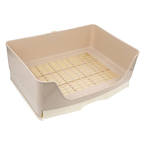 JUMPLAWN Box Kaninchentoilette Toiletten Buddeltiere Waschbar Heu Tierstreu Für Kaninchen Katzentoilette Mit Deckel Hund Meerschweinchen Chinchilla Automatische Kaninchenkäfig Haustier von JUMPLAWN