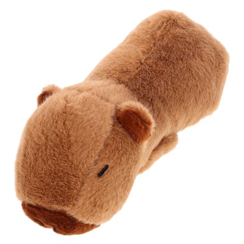 JUMPLAWN Capybara-sexring Hund Haustier Ausgestopfte Tierarmbänder Band Animal-slap-armbänder Unterlage Sonnenschutzstift Tiere Stickig Krabbe Matschig Heiser Tücher Brown Plüsch von JUMPLAWN