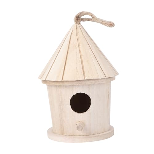 JUMPLAWN Hängendes Vogel-Nest Aus Turm-Design Für Kleine Vögel Kreatives Vogelbett Für Kanarienvögel Papageien Und Lärchen Zubehör Für Garten Und Wohnraum -malerei Möglich JUMPLAWN Hängendes Vogel-Nest Aus Turm-Design Für Kleine Vögel Kreatives Vogelbett Für Kanarienvögel Papageien Und Lärchen Zubehör Für Garten Und Wohnraum -malerei Möglich von JUMPLAWN