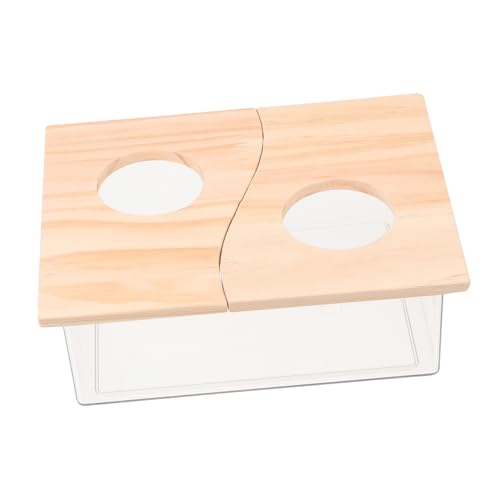 JUMPLAWN Hamster Badezimmer Sandbad Mit Rutschfester Unterseite Transparente Sandbad-Box Für Kleine Haustiere Als Toilette Und Badewanne Nutzbar JUMPLAWN Hamster Badezimmer Sandbad Mit Rutschfester Unterseite Transparente Sandbad-Box Für Kleine Haustiere Als Toilette Und Badewanne Nutzbar von JUMPLAWN