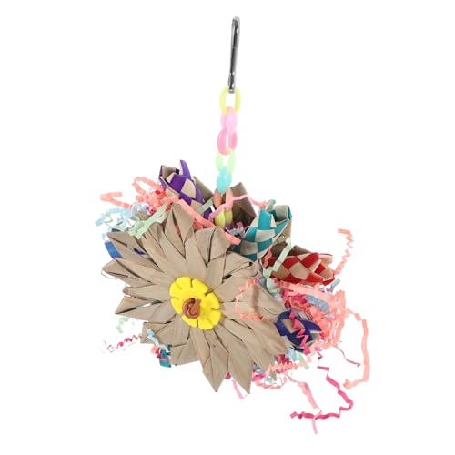JUMPLAWN Parrot Chewing Toy Für Vögel Hängendes Kauspielzeug Sicherem Material Spielzeug Für Wellensittiche Und Papageien Fördert Spiel Und Spaß Und Beschäftigung Für Ihre JUMPLAWN Parrot Chewing Toy Für Vögel Hängendes Kauspielzeug Sicherem Material Spielzeug Für Wellensittiche Und Papageien Fördert Spiel Und Spaß Und Beschäftigung Für Ihre von JUMPLAWN