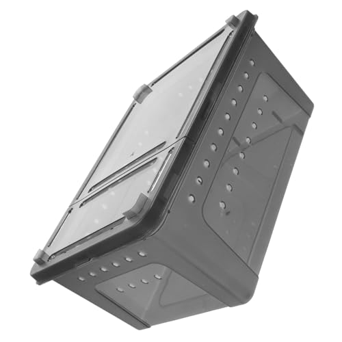 JUMPLAWN Reptilien Futterbox für Spinnen und Kleine Atmungsaktives Design Transparente Zuchtbox für Eidechsen Frösche und Kornnattern zu Reinigen JUMPLAWN Reptilien Futterbox für Spinnen und Kleine Atmungsaktives Design Transparente Zuchtbox für Eidechsen Frösche und Kornnattern zu Reinigen von JUMPLAWN