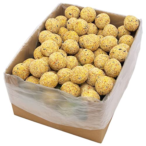 JUNZAI Meisenknödel 200 STK Wildvogelfutter, Vogelknödel, Vogelfutter, 90 g von JUNZAI